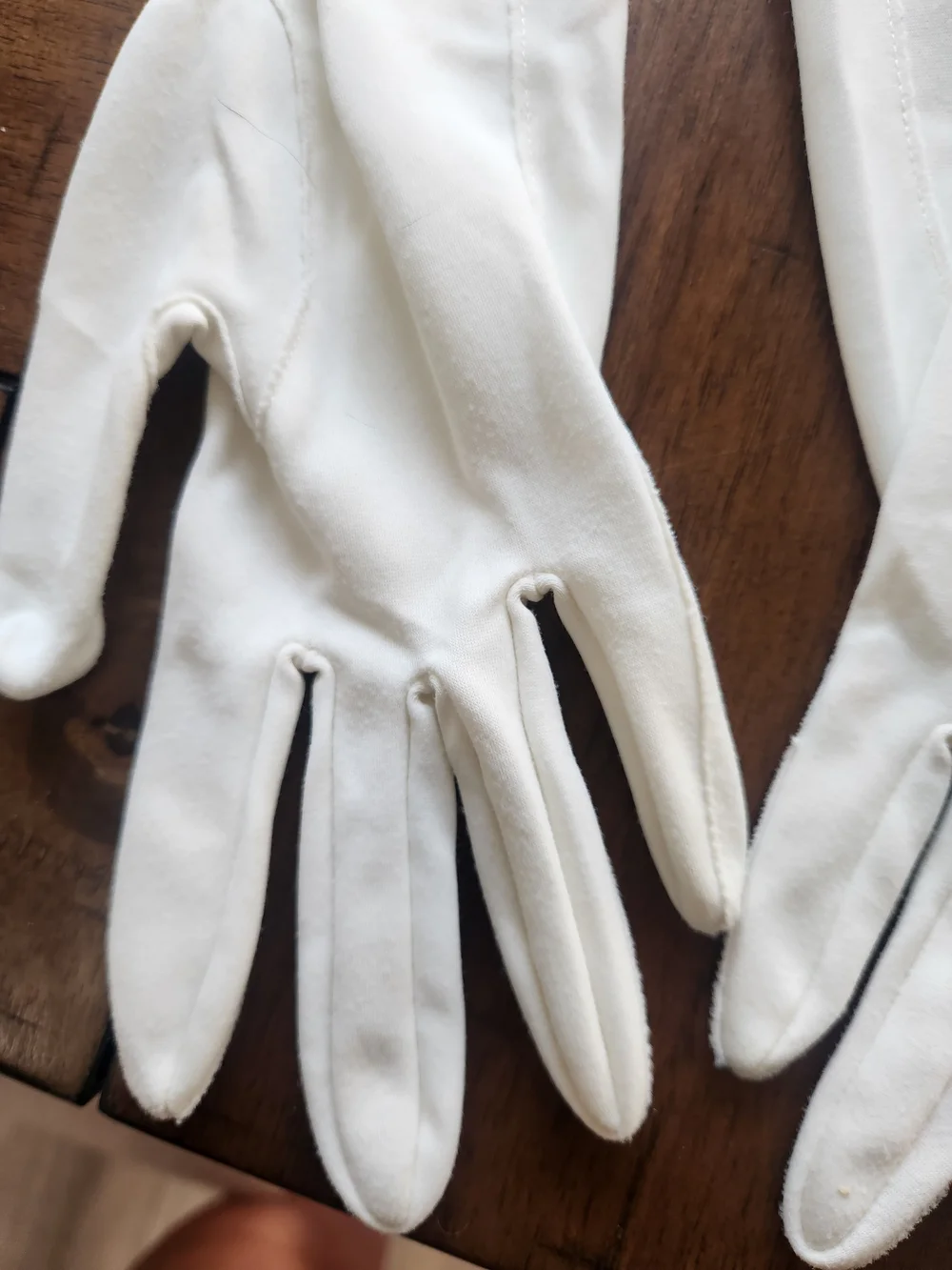 Vintage Van Raalte Ivory Opera Gloves Size 7.5 Pearl Button Bridal Formal USA